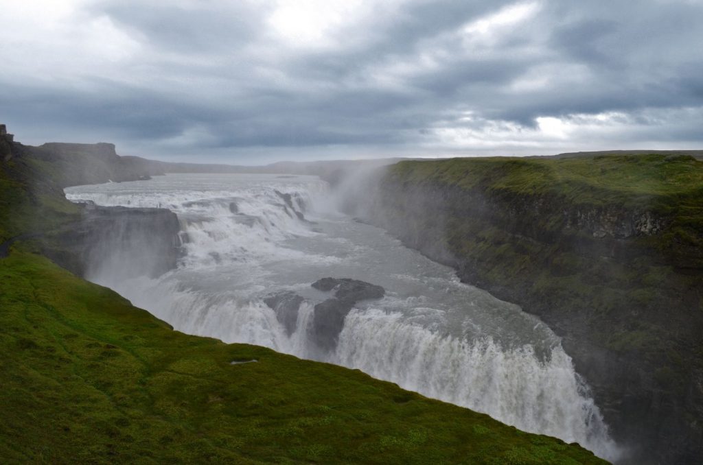 Island Gullfoss Wasserfall