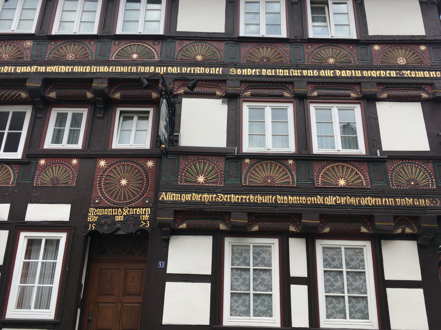 Fachwerkfassade in Goslar
