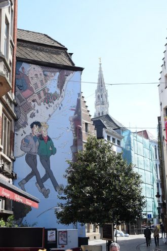 Comic Rundgang in Brüssel Jonas Valentin