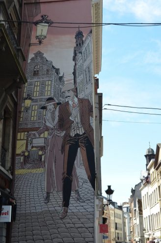 Comic Rundgang in Brüssel Victor Sackville