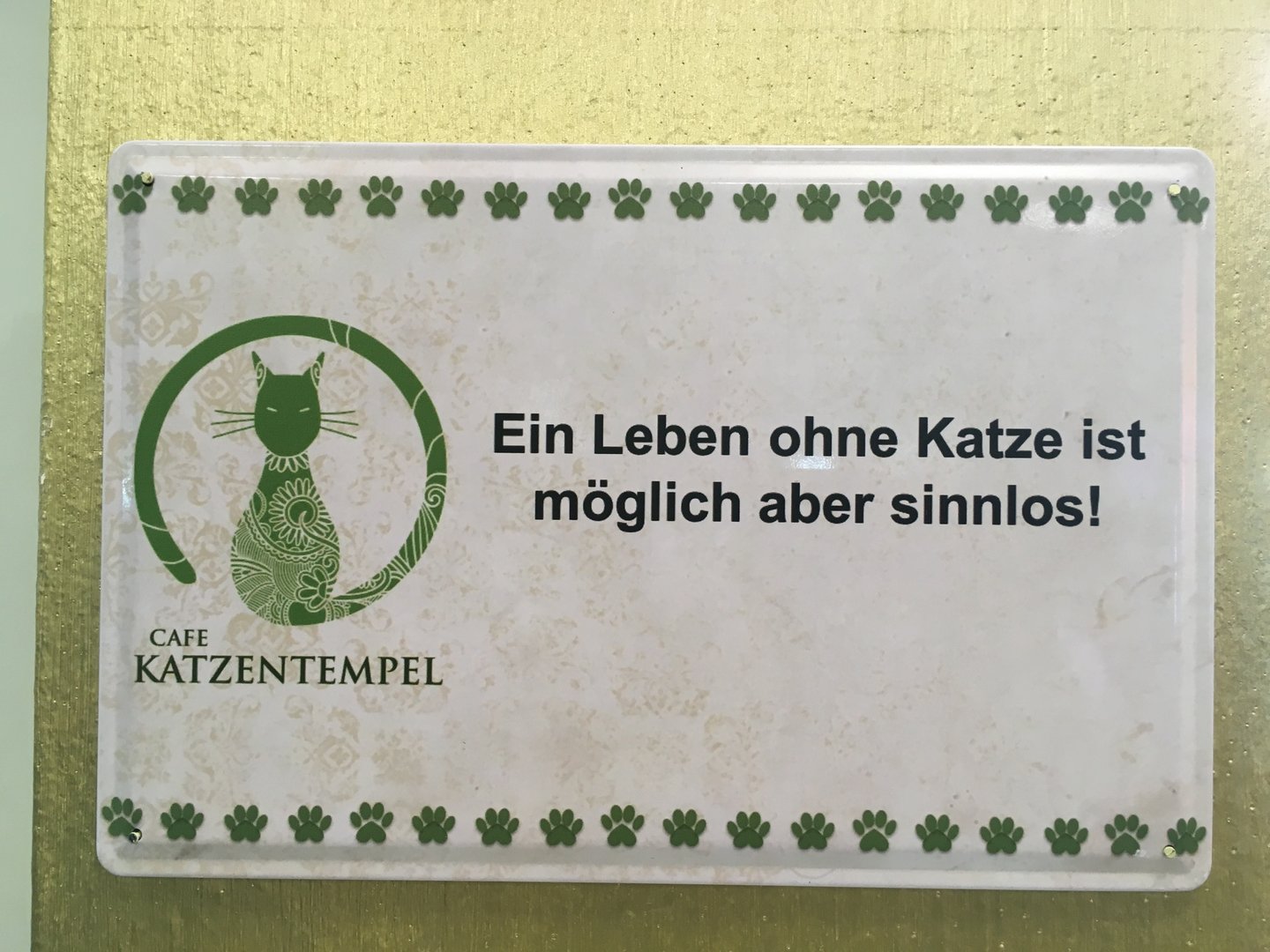 Ein Leben ohne Katze ist möglich aber sinnlos