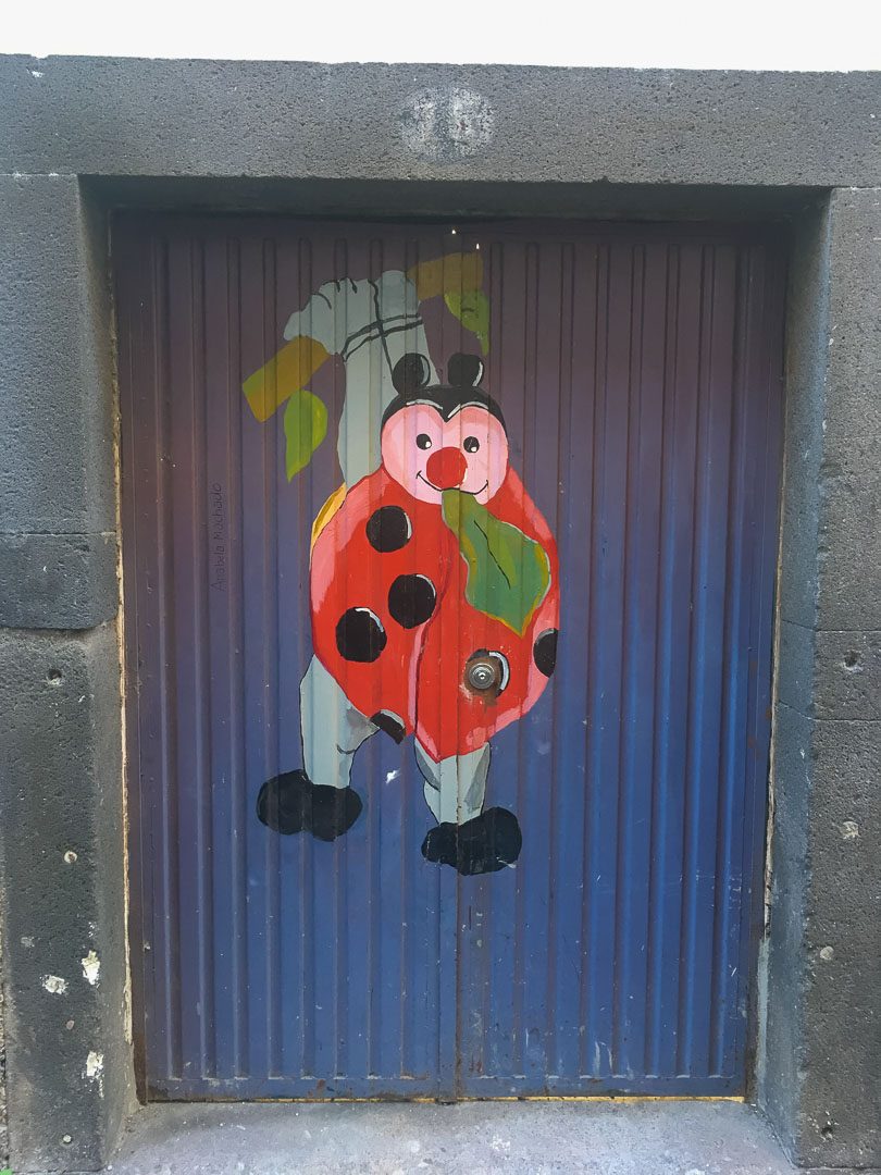 Bunte Türen in Funchal Madeira