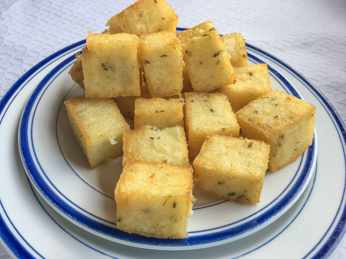 frittierte Polenta auf Madeira