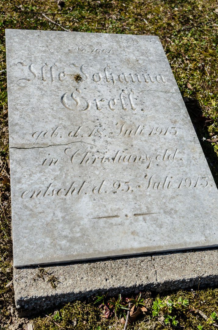 Kindergrabstein Christiansfeld