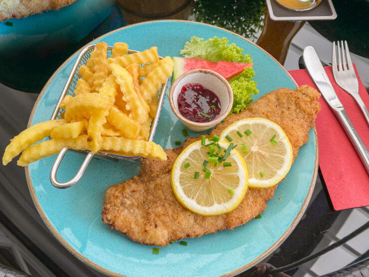 Schnitzel-essen-Harz